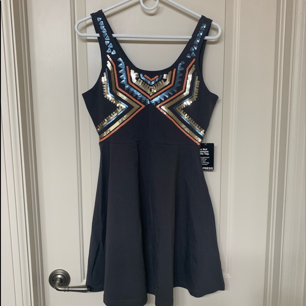 Sequined dress from Express